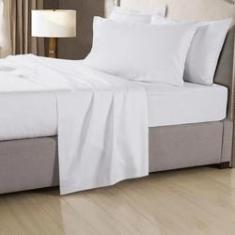 Imagem de Lençol Casal Sem Elástico 150 fios em Algodão - Premium