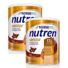 Imagem de Kit 2 Nutren Senior Chocolate Suplemento Alimentar 370g