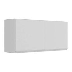 Imagem de Armário de Cozinha Aéreo 120cm 2 Portas Veneza Multimóveis V3682 Branco