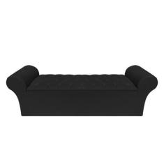 Imagem de Recamier Baú Calçadeira Chaise Quarto Solteiro 90cm Barcelona - Mance