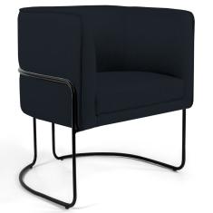 Imagem de Poltrona Decorativa Base Aço Betina B-300 Veludo  - Domi