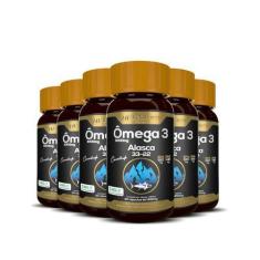Imagem de 6X Omega 3 Alasca 33/22 Concentrado 1450Mg 60Caps Premium - Hf Supleme