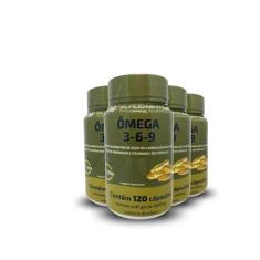 Imagem de 5X Omega 3 6 9 Borragem E Linhaca Hf Suplementos 120Caps - Hf Suplemen