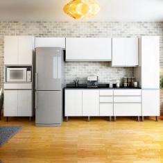 Imagem de Armário De Cozinha 7 Peças Com 12 Portas Branco Branco