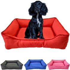 Imagem de Cama Para Pet Retangular M Tactel Com Zíper - Dog Cat Store