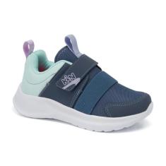 Imagem de Tênis Klin Freedom Kids 445041 Chumbo/Azul Acqua/Lavanda