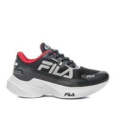 Imagem de Tênis Infantil Fila Recovery Preto/Vermelho-Feminino