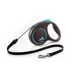 Imagem de Guia Flexi Black Design Corda M 5m - Azul