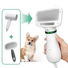 Imagem de Pente Secador Pet - Profissional Banho Tosa Cachorro Gato 110V leve e 
