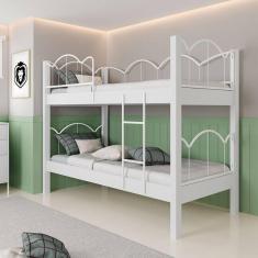 Imagem de Beliche Oasis com Escada Branco - Art Panta