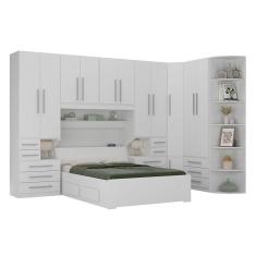 Imagem de Dormitório Queen Size Sem Cama 1344s Branco