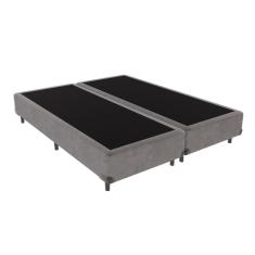 Imagem de Cama Box King 193x203 Cinza