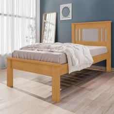 Imagem de Cama De Solteiro  Com Colchão Maricá Naturalle Off White