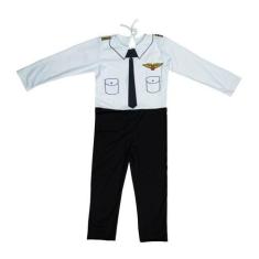 Imagem de Roupa Piloto de Avião Infantil Fantasia Longa para Menino - Fantasias 