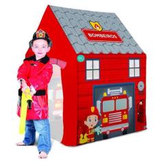 Imagem de Barraca Bombeiros Cabana Infantil Casinha Meninos - Bang Toys