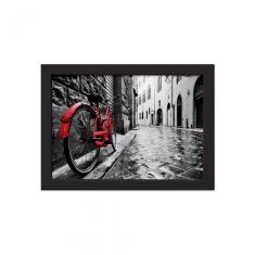 Imagem de Quadro Itália Foto Bicicleta Moldura  33x43cm