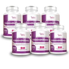 Imagem de 6x Trimagnésio (taurato,malato e bisglicinato) 60 Capsulas de 500mg Nataly