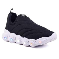 Imagem de Tenis Infantil De Led Calce Facil Elastico Meninos Masculino-Masculino