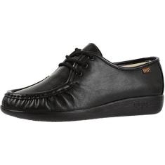 Imagem de SAS Womens Siesta Leather Low Top Lace Up Fashion Sneakers, Black, Size 9.0