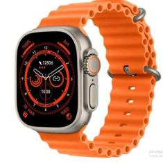 Imagem de Relógio Inteligente Smartwatch Ultra 9 Laranja Faz E Recebe Ligações -
