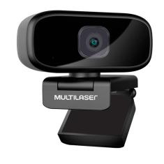 Imagem de Webcam Full HD 1080P Foco Automático Rotação 360 Microfone USB 2.0  Multilaser - WC052