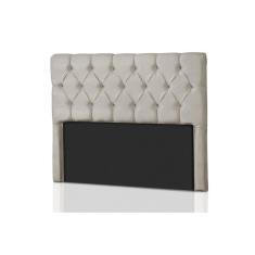 Imagem de Painel de Cama Box Estofada Casal Califórnia Suede Bege - Probel