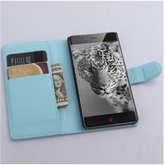 Imagem de Capa ZTE Nubia Z9 Mini – Capa carteira dobrável de couro PU Manyip para ZTE Nubia Z9 Mini, capa de proteção de telefone estilo empresarial, capa com [compartimentos para dinheiro e cartão]