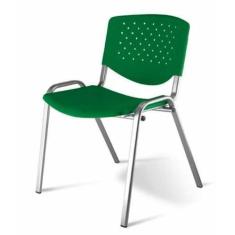 Imagem de Cadeira Empilhável Linha Polipropileno Atenas Verde - Design Office