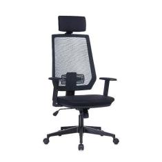Imagem de Cadeira De Escritório Presidente Ergonômica Com Apoio De Cabeça Multit