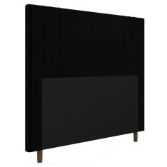 Imagem de Cabeceira Cama Box Casal Queen Size Ferrara 160cm Preto