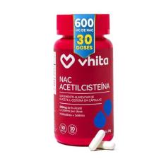 Imagem de Nac 600mg N-Acetilcisteína Com Selênio e Molibdênio 30 Cápsulas Vhita