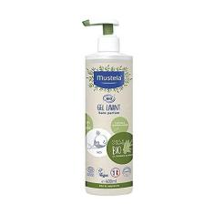 Imagem de Mustela Gel Lavante Corpo E Cabelo Bio Orgânico Certificado 400Ml - Sabonete Líquido Vegano Sem Fragrância Fórmula Biodegradável Com 97% De Ingredientes De Origem Natural