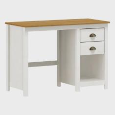 Imagem de Escrivaninha 2 Gavetas Topázio - Branco