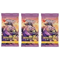 Imagem de 3 Packs MTG Set Booster Pack Lot MTG Dominaria United