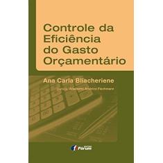 Imagem de Controle da Eficiência do Gasto Orçamentário - Ana Carla Bliacheriene - 9788545001461