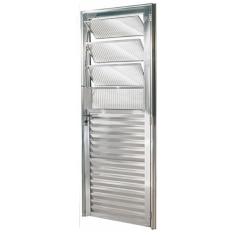 Imagem de Porta De Alumínio Brilhante De Cozinha Basculante Cmc Modular - 2,10(a) X 0,90(l) Lado Direito