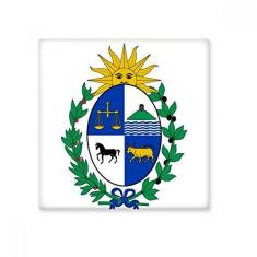 Imagem de Decalque brilhante de ejo de cerâmica com emblema nacional da América do Sul do Uruguai