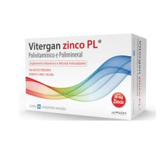 Imagem de Vitergan Zinco Pl com 60 Comprimidos 60 Comprimidos Revestidos