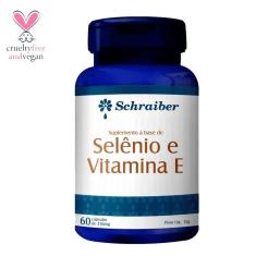 Imagem de Selênio + Vitamina E 250Mg 60 Cápsulas Schraiber