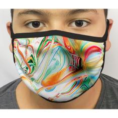 Imagem de Máscara de Proteção Lavável Abstrato