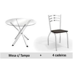 Imagem de Mesa Kappesberg Volga + 4 Cadeiras Portugal Cromad/
