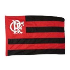 Imagem de Bandeira Flamengo 1,28x0,90m 2 Panos Mitraud
