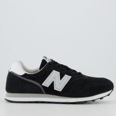 Imagem de Tênis New Balance 373v2 Preto e Prata-Masculino