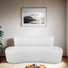 Imagem de Sofá Orgânico 160cm 2 Lugares Antonela Branco