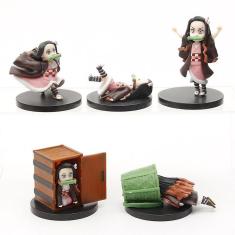 Imagem de 5pcs Demon Slayer Figura Modelo de brinquedo