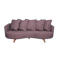 Imagem de Sofá 3 Lugares Capri Veludo Rosa 240 cm