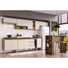 Imagem de Cozinha Modulada Com Bancada Gourmet 10 Peças Athena Megasul - Irm