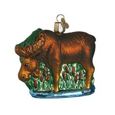 Imagem de Old World Christmas Ornamentos soprados de vidro para animais selvagens para árvore de Natal