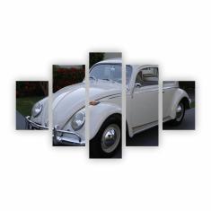Imagem de Quadro Tela Canvas Decorativo Carro Fusca  PlimShop