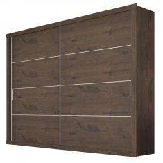 Imagem de Guarda-Roupa Casal 2 Portas 6 Gavetas Essencial Siena Móveis